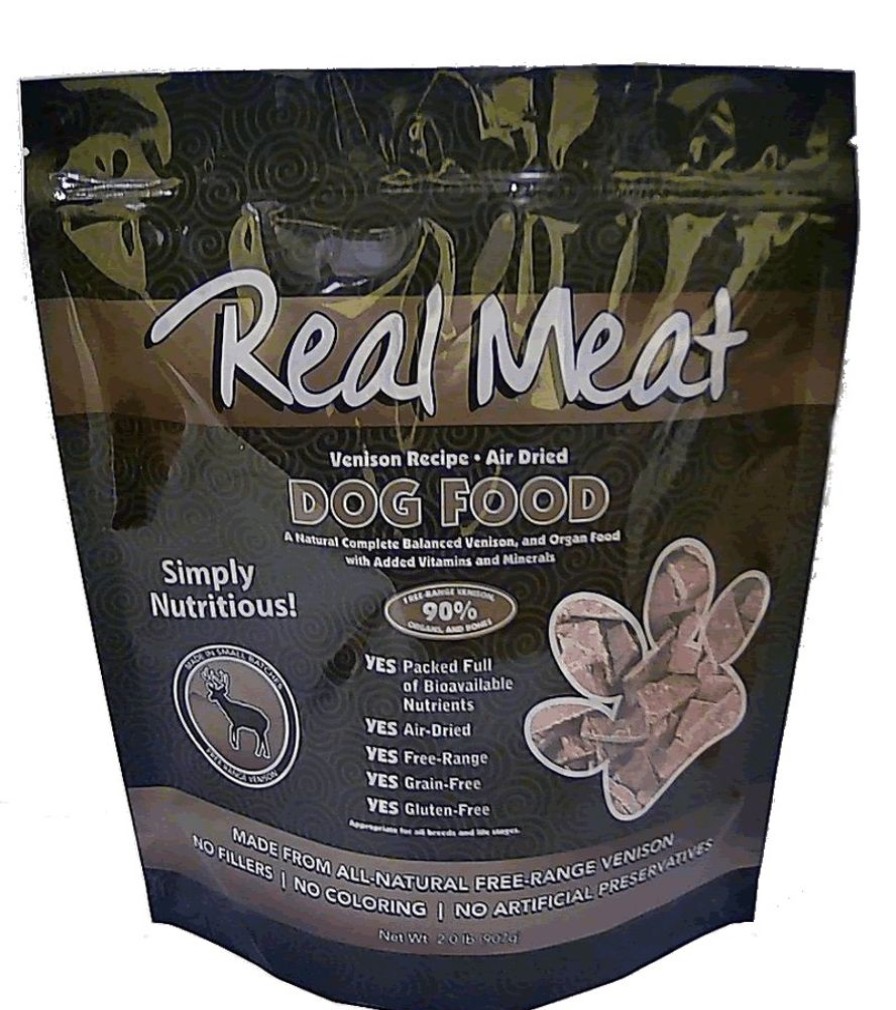 Pet Food Real Meat Company | Air Dried Venison Dog Food - 5Lbs