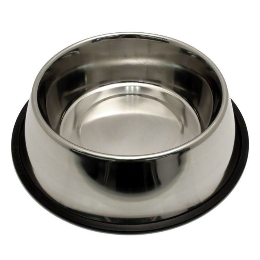 Bowls & Feeding Supplies Omnipet by Leather Brothers | Stainless Steel No-Tip Dog Food & Water Bowl