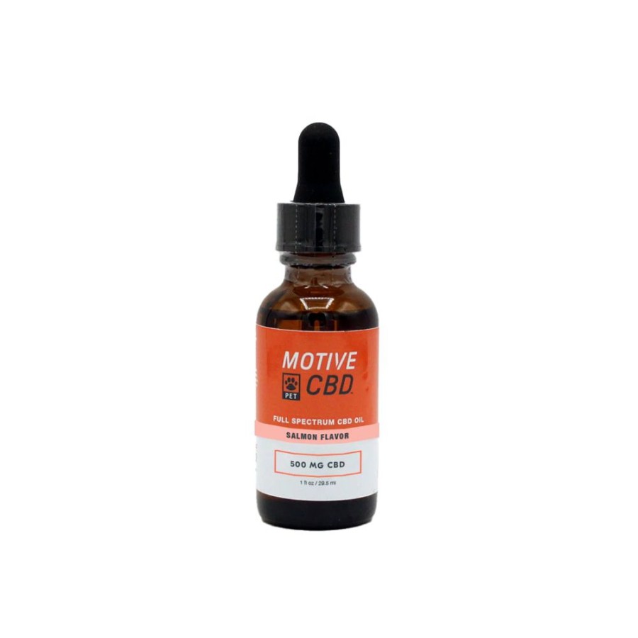 Health & Safety Motive CBD Pet | Full Spectrum Cbd Oil For Pets 500Mg Salmon Flavor, 29.5Ml Bottle