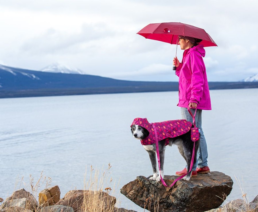 Pet Apparel RC Pets | Packable Rain Poncho - Raindrops