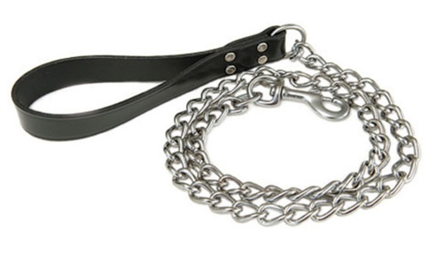 Collars, Leads & Accessories Auburn Leathercrafters | Chain Leashes - Black