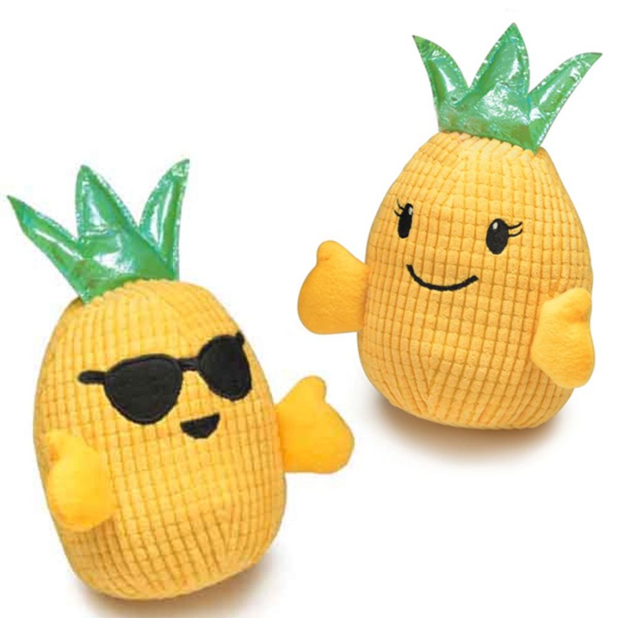 Toys & Playthings Zanies® | Zanies® Hawaiian Breeze Pineapple Toy