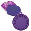 Bowls & Feeding Supplies Messy Mutts™ | Messy Mutts Dog/Cat Can Cover Purple