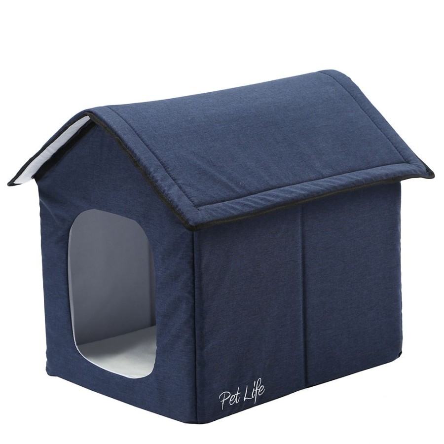 Beds, Crates, Etc. Pet Life | Pet Life " Hush Puppy" Electronic Heating And Cooling Smart Collapsible Pet House