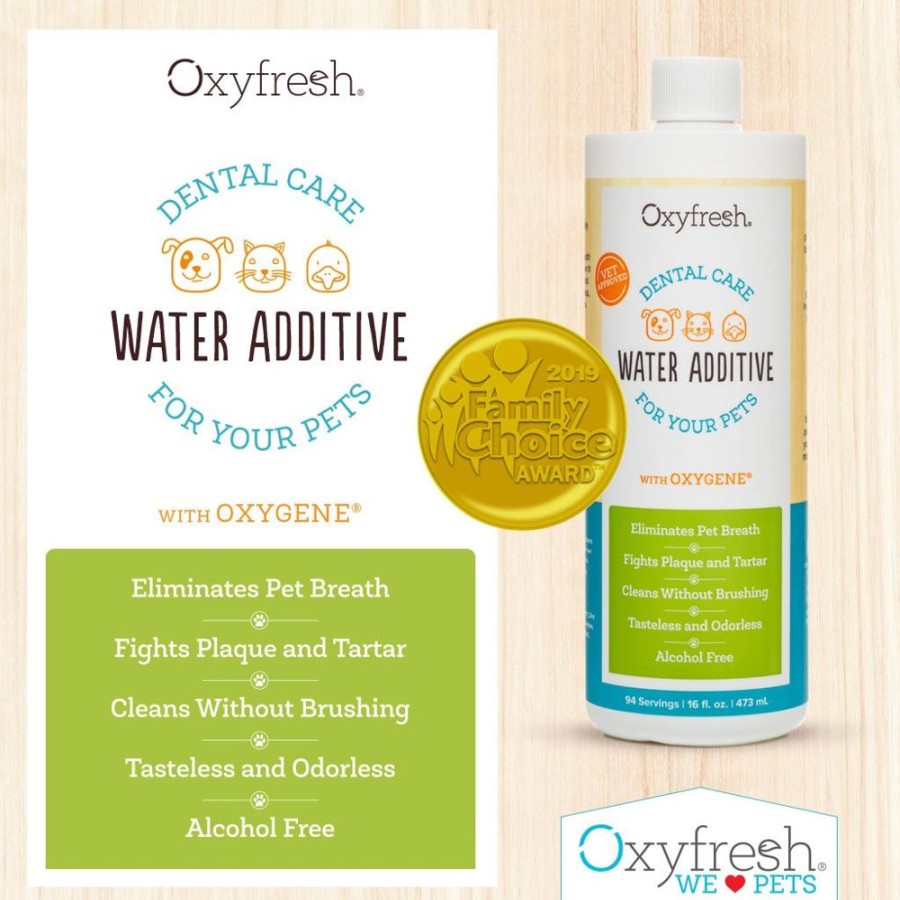 Grooming & Shampoos Oxyfresh | Pet Water Additive For Dogs & Cats By Oxyfresh - 16 Oz. Bottle