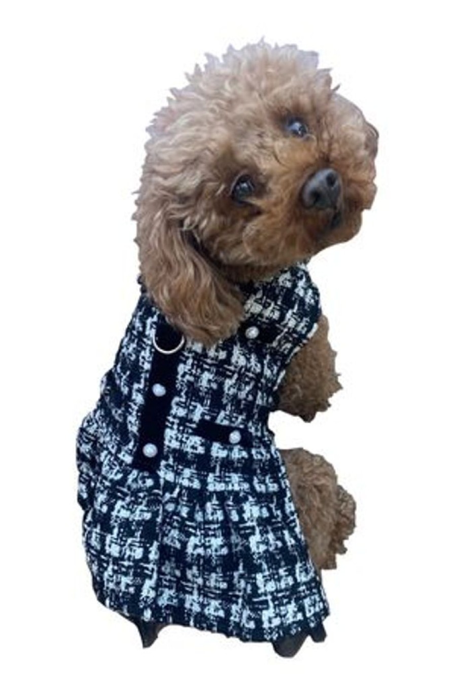 Totes & Carriers Dog Squad | Chanel Dress, Black Plaid