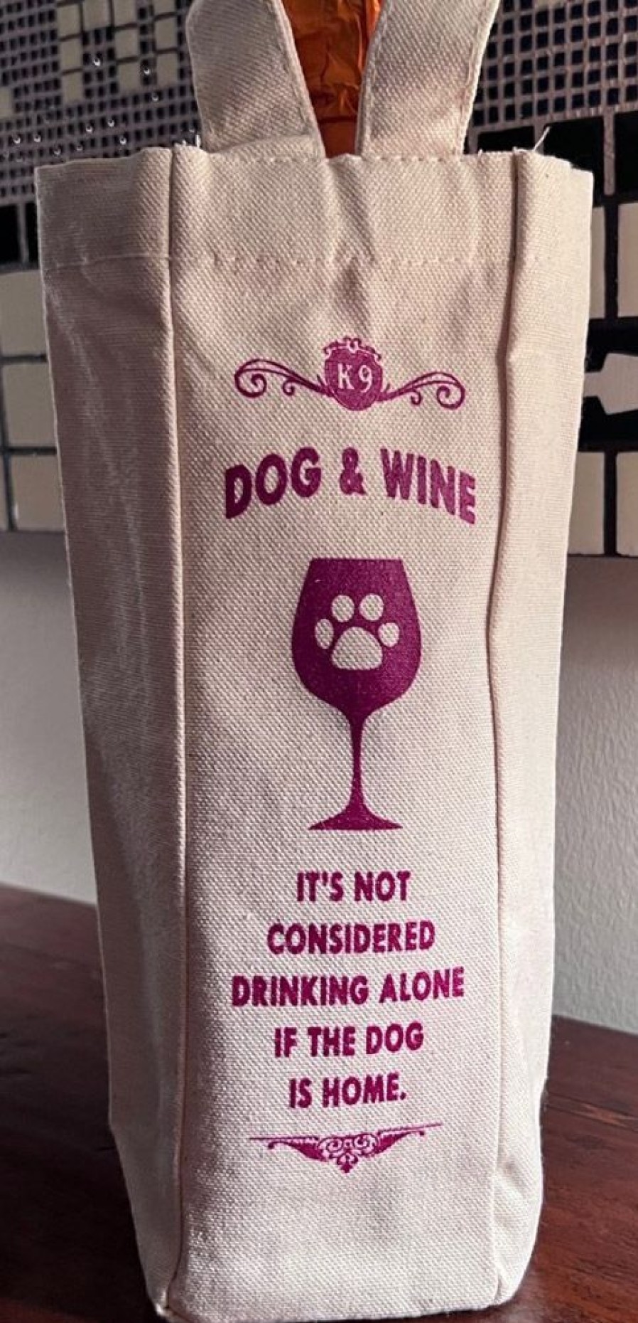 Stuff For Humans Spoiled Rotten Dogz | Wine Bag