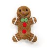 Special Occasion & Holiday Dogo® Pet Fashions | Pawer Squeaky Toy - Gingerbread Man