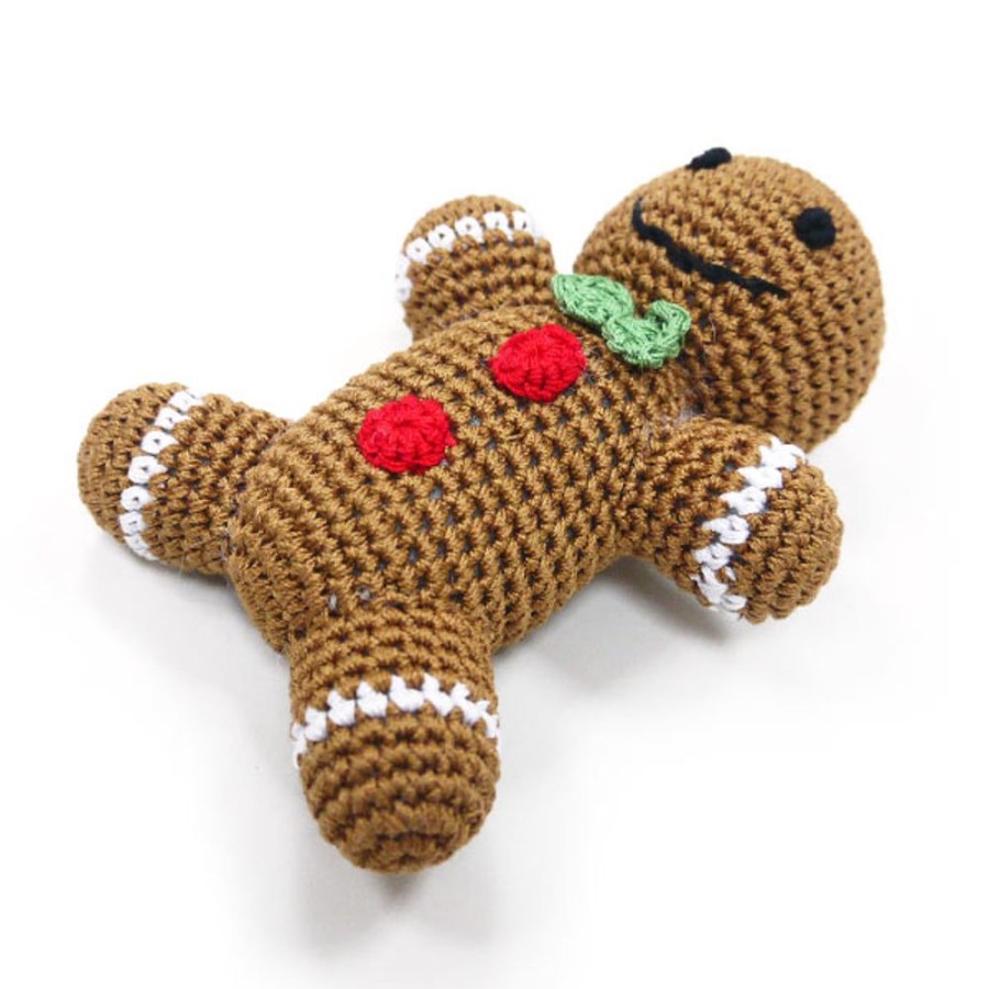 Special Occasion & Holiday Dogo® Pet Fashions | Pawer Squeaky Toy - Gingerbread Man