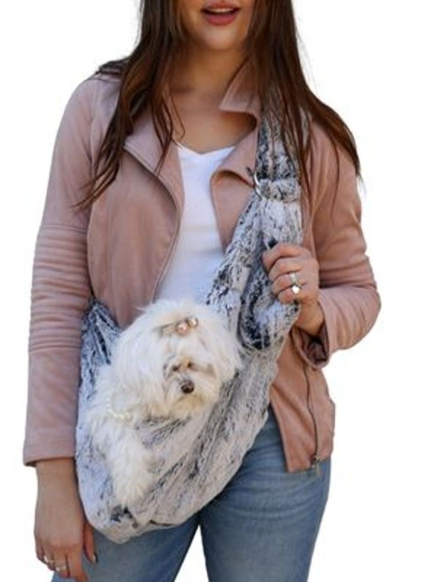 Totes & Carriers Dog Squad | Adjustable Furbaby Sling Bag, Frosted Night