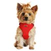 Harnesses Doggie Design, Inc. | Solid Color Mesh Wrap And Snap Choke Free Step In Harness - Flame Red