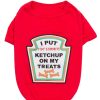 Pet Apparel (Continued) Parisian Pet® | Ketchup Licker Dog Shirt