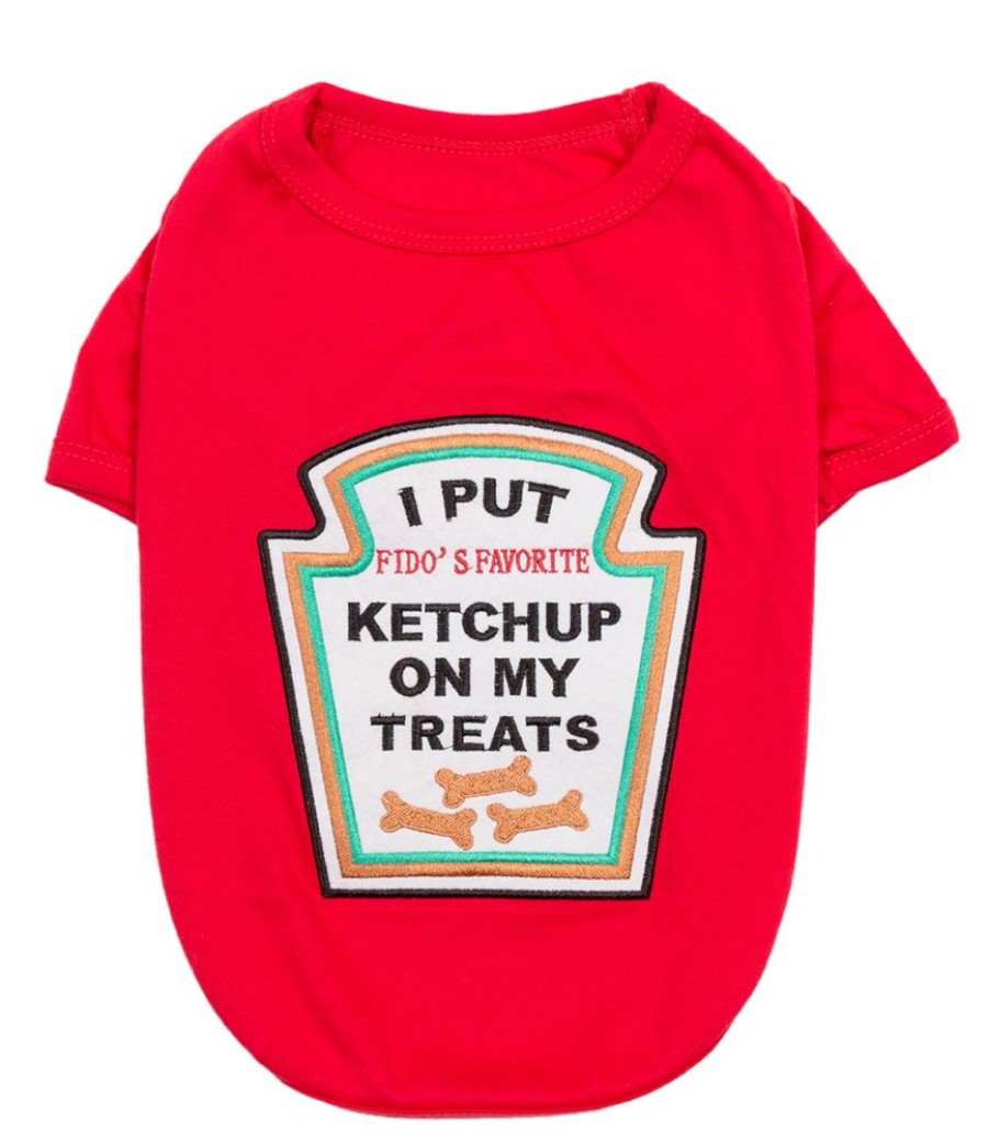 Pet Apparel (Continued) Parisian Pet® | Ketchup Licker Dog Shirt