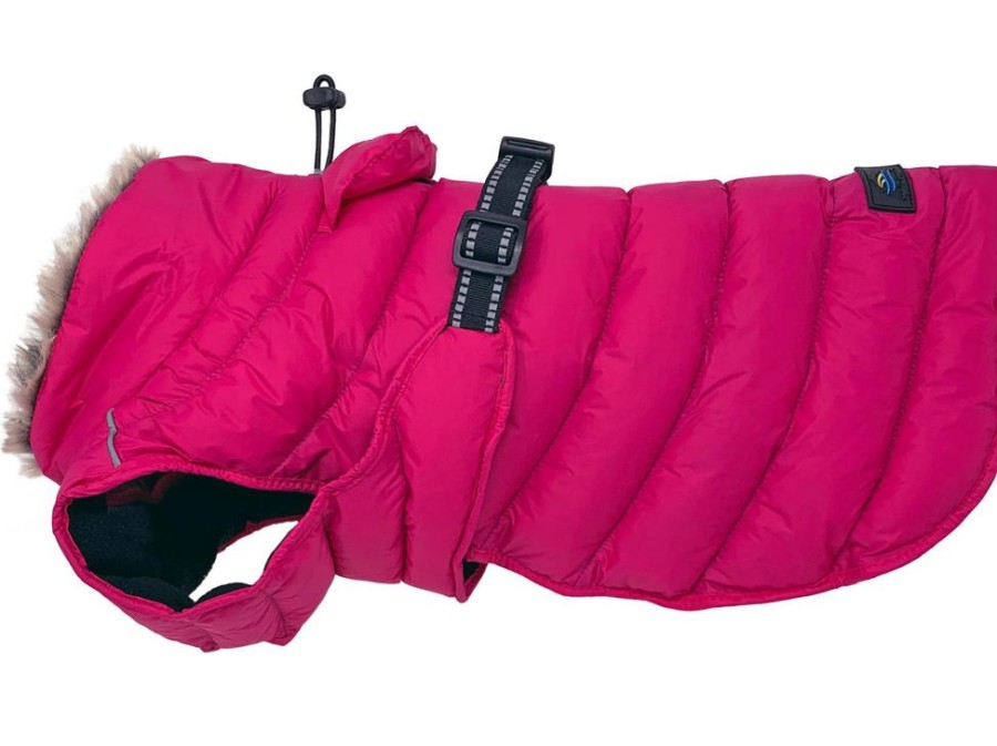 Pet Apparel Doggie Design, Inc. | Alpine Extreme Weather Puffer Coat - Pink Peacock