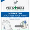 Pet Apparel (Continued) Veterinarian's Best | Comfort-Fit Disposable Male Wrap (12 Pack)