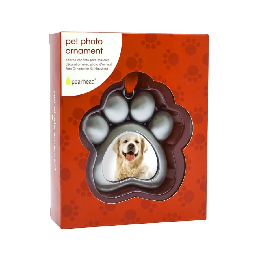 Special Occasion & Holiday Pearhead™ | Paw Print Holiday Picture Ornament