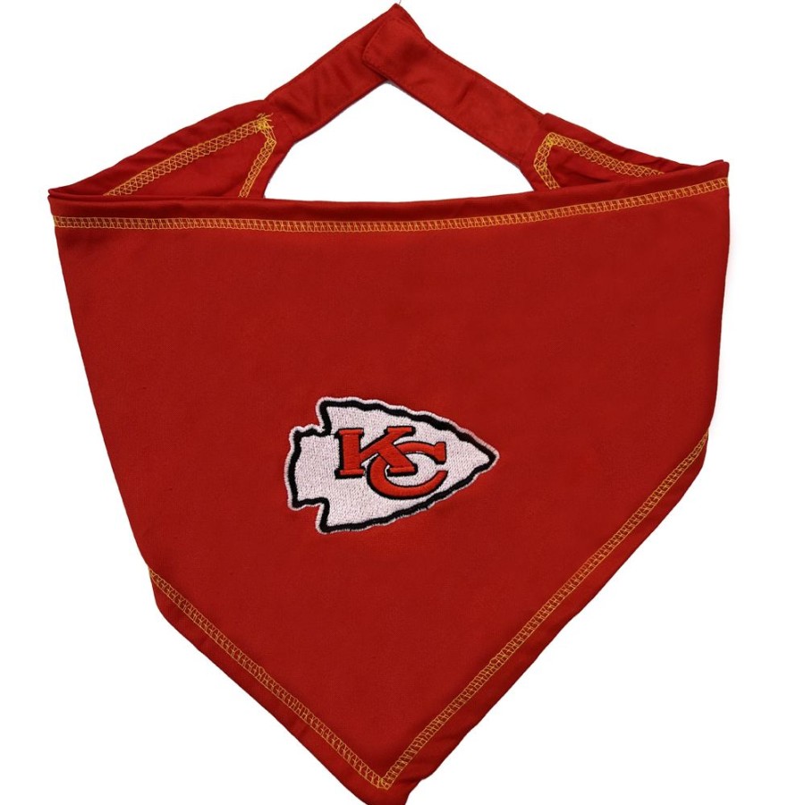 Collars, Leads & Accessories Pets First, Inc. | Kansas City Chiefs Tie Around Bandana