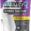 Grooming & Shampoos Pet Eyez | Pet Eyez Vitamin Treats For Dogs - Chicken Flavor