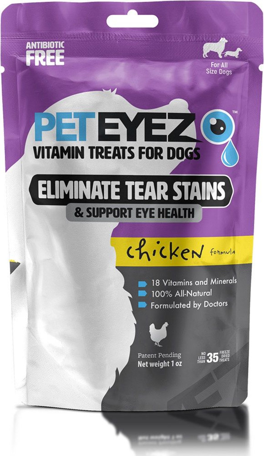 Grooming & Shampoos Pet Eyez | Pet Eyez Vitamin Treats For Dogs - Chicken Flavor