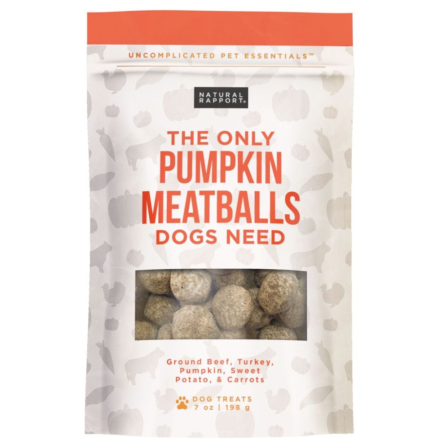 Treats Natural Rapport® | Freeze Dried Pumpkin Meatballs