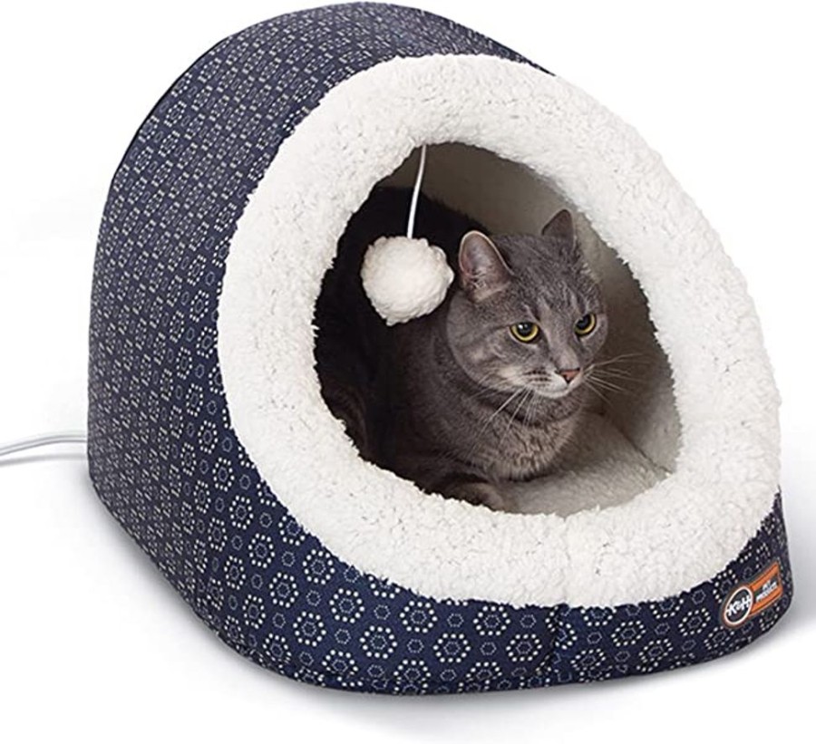 Beds, Crates, Etc. K&H Pet Products | K&H Thermo Pet Cave Geo Flower