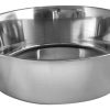 Bowls & Feeding Supplies QT Dog | Heavy Standard Stainless Steel Food Bowl