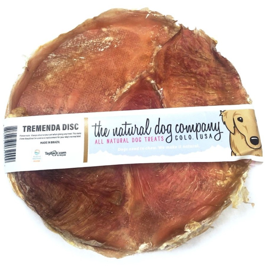 Treats Tuesday's Natural Dog Company | Tremenda Disc Chews - 10 Pack (Bulk, With Elastic Bands)