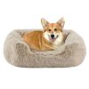 Beds, Crates, Etc. Best Friends By Sheri | Soothe & Snooze Lounge Shag Dog Bed, Taupe