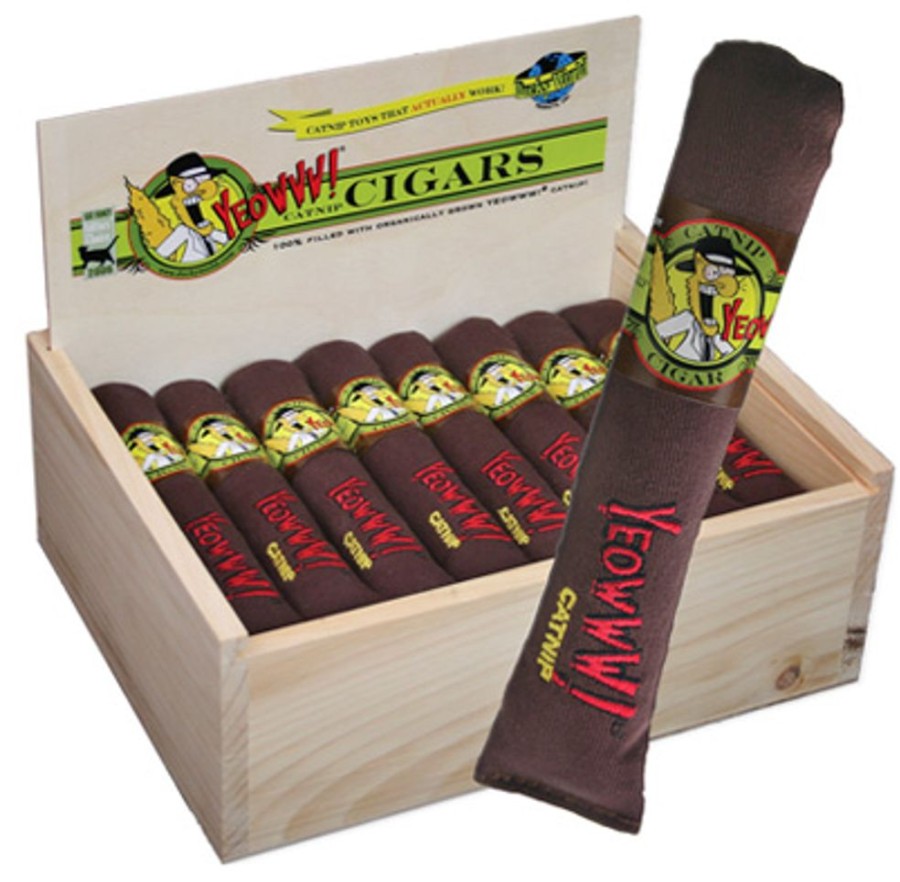 Retail Solutions Yeowww! | Yeowww! Catnip Cigar Box W/24 Cigars