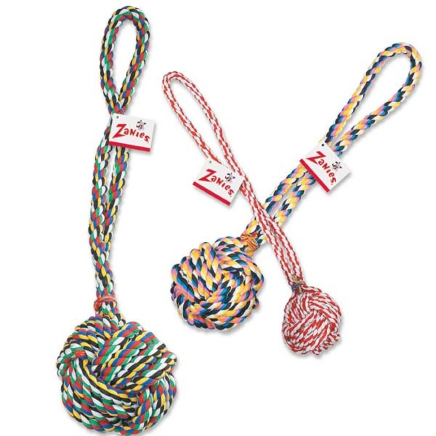 Toys & Playthings Zanies® | Zanies® Monkey'S Fist Knot Rope Toy