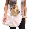 Totes & Carriers Dog Squad | Boho Sling In Light Pink Bonded Micro Suede