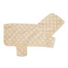 Pet Apparel Bone Dry Pet | Taupe Printed Trellis Paw Pet Robe