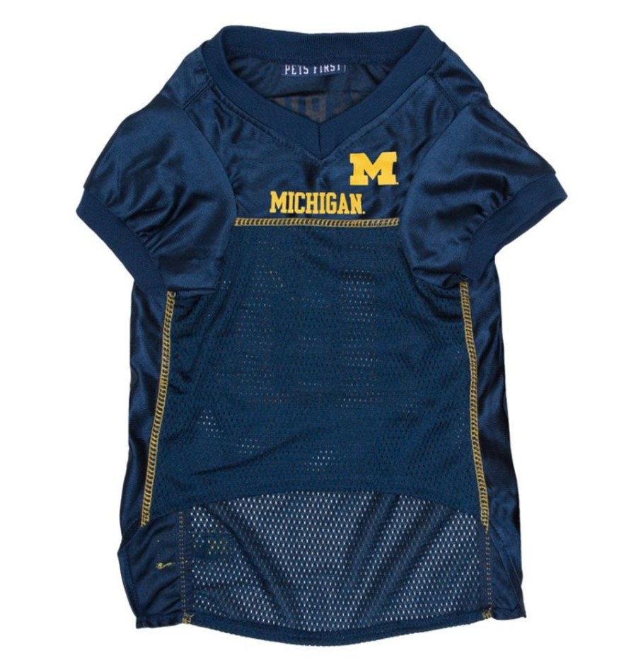 Pet Apparel Pets First, Inc. | Michigan Wolverines Dog Jersey