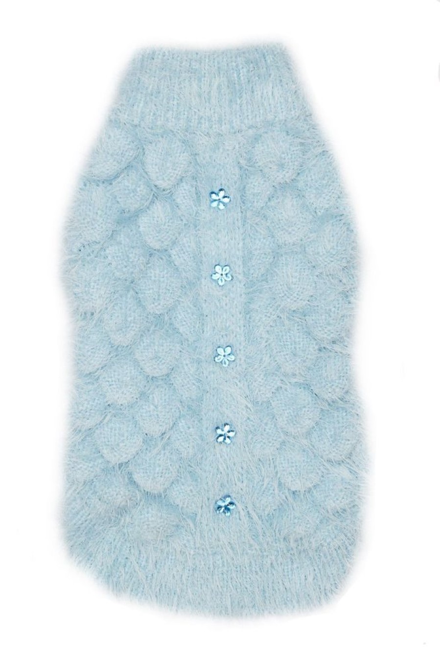 Pet Apparel (Continued) Hip Doggie Inc. | Blue Mohair Blossom Sweater