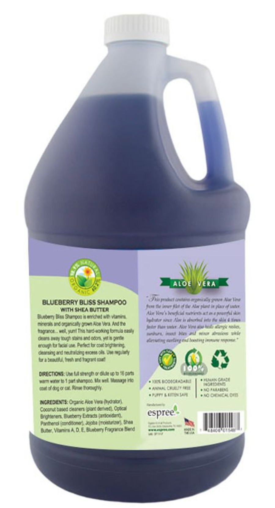 Grooming & Shampoos Espree | Espree Blueberry Shampoo, 1 Gallon