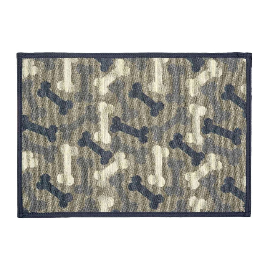 For The Home Loving Pets Gourmet | Loving Pets Loving Pet Bella Fashion Mats Bones Denim One Size