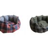 Beds, Crates, Etc. Pet Life | Wick-Away Nano-Silver And Anti-Bacterial Water Resistant Round Circular Dog Bed