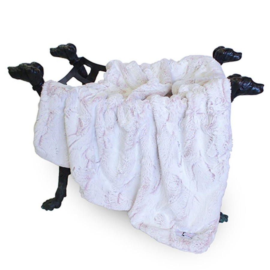 Beds, Crates, Etc. Hello Doggie | Whisper Dog Blanket: Baby Pink