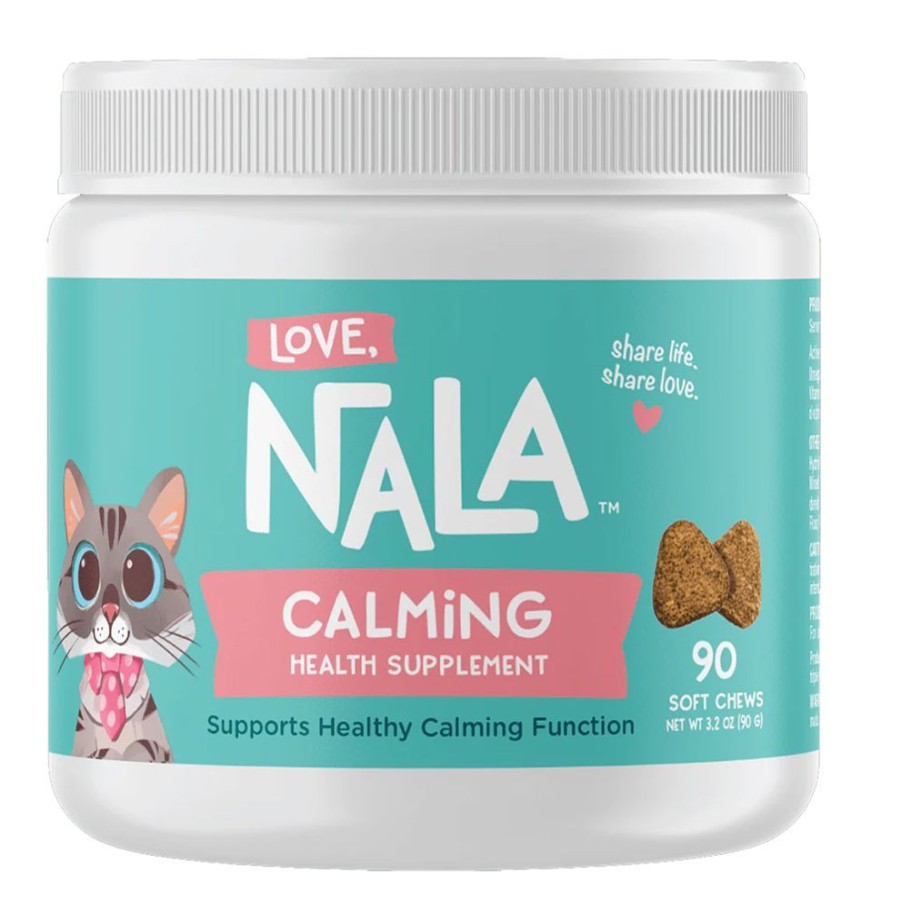 Health & Safety Love, Nala | Calming Health Supplement, 3.2Oz. Tub With 90 Soft Chews