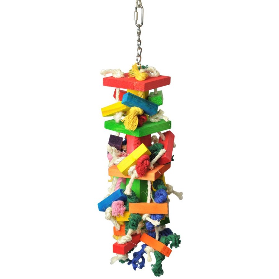 For Cats & Other Critters A&E Vitapol | A & E Cages Happy Beaks The Cluster Blocks Bird Toy 1Ea/Md