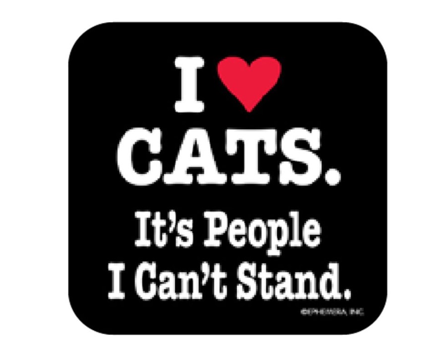 For The Home High Cotton, Inc. | I Heart Cats Coaster