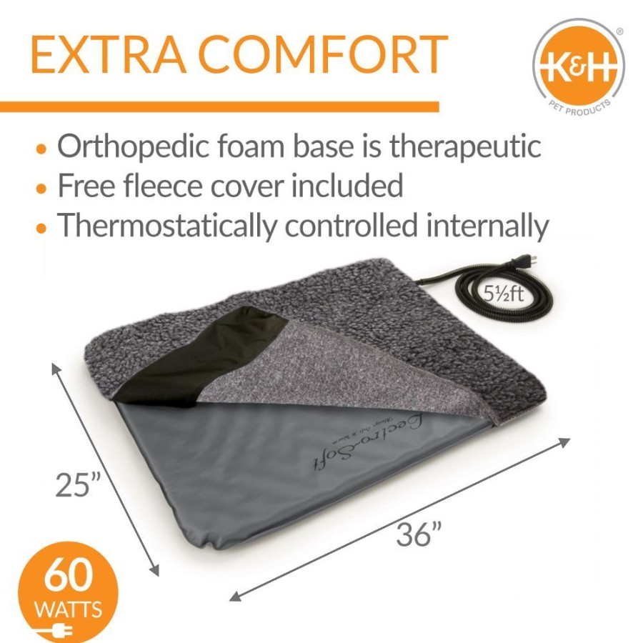 Beds, Crates, Etc. K&H Pet Products | K&H Lectro-Soft Outdoor Heated Bed