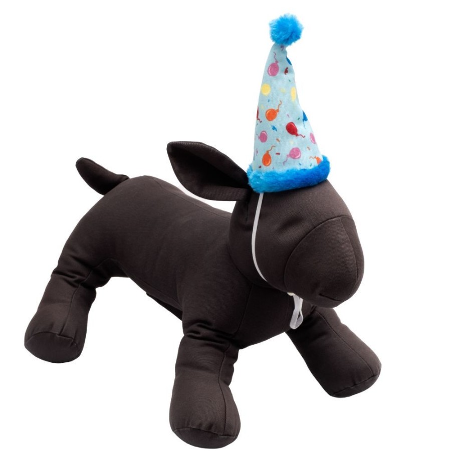 Pet Apparel The Worthy Dog | Blue Birthday Party Hat