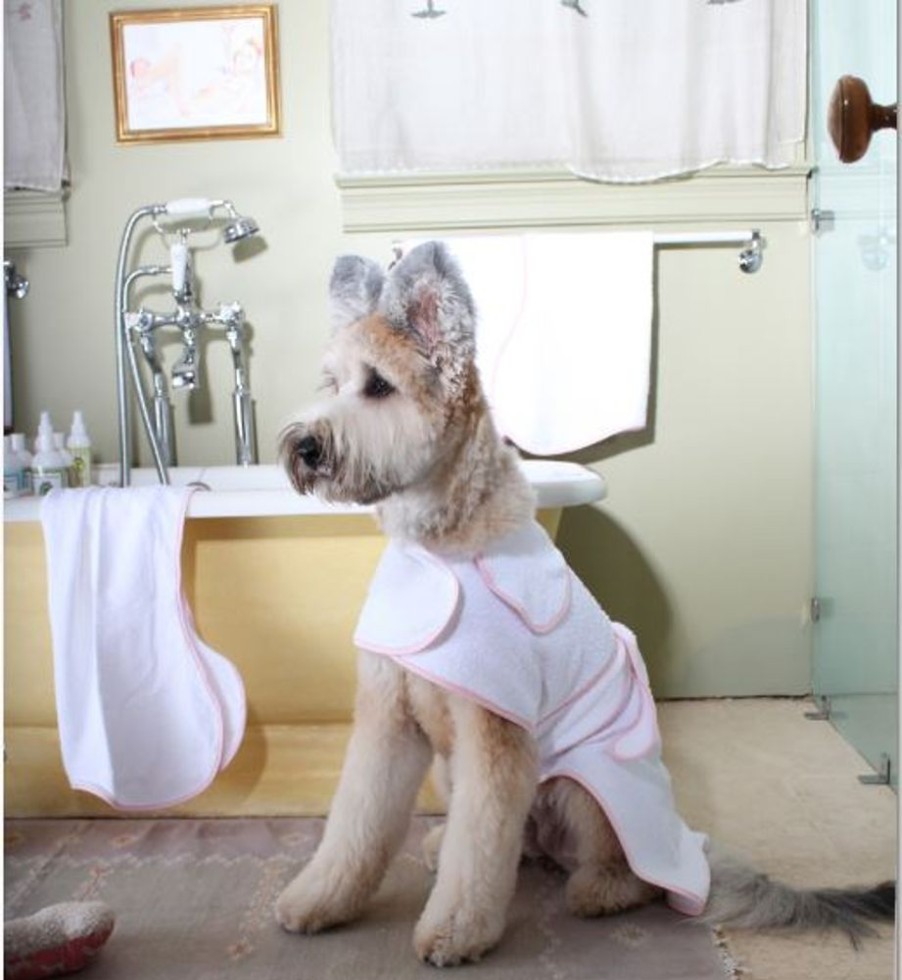 Pet Apparel Harry Barker™ | Pink Terry Cloth Bathrobe