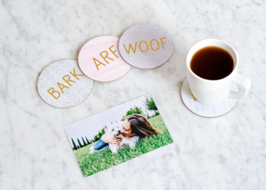 For The Home Pearhead™ | Woof, Bark, Wag, Arf Coaster Set