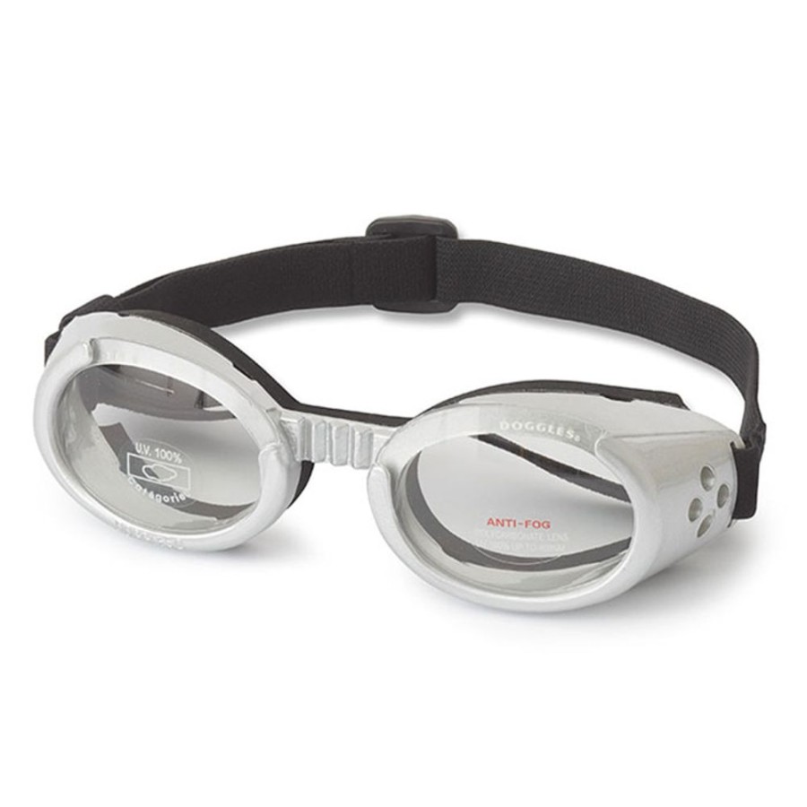 Pet Apparel (Continued) Doggles® | Silver Ils Doggles With Clear Lens