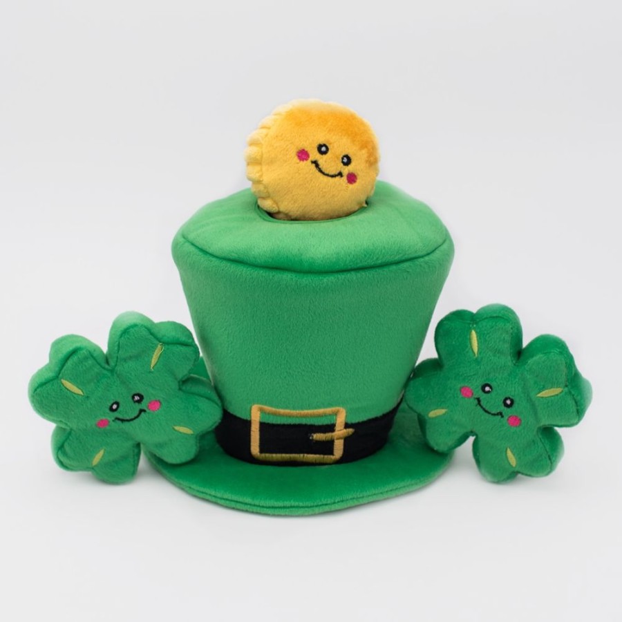 Toys & Playthings ZippyPaws | St. Patrick'S Leprechaun Hat Burrow By Zippy Paws