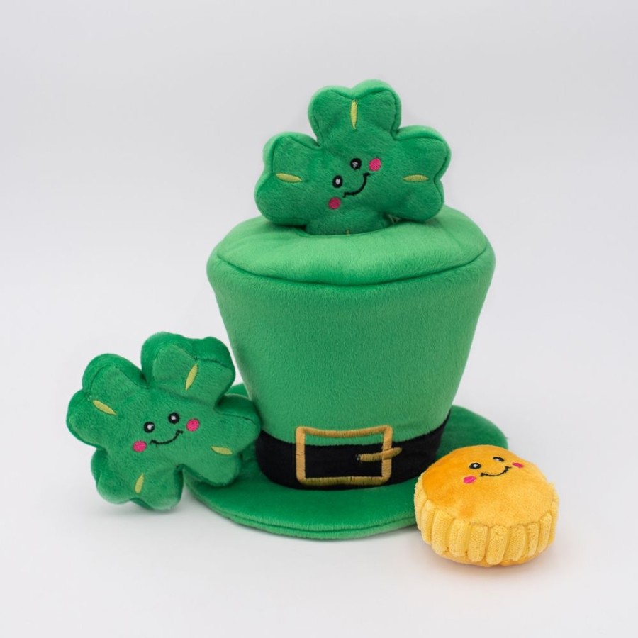 Toys & Playthings ZippyPaws | St. Patrick'S Leprechaun Hat Burrow By Zippy Paws