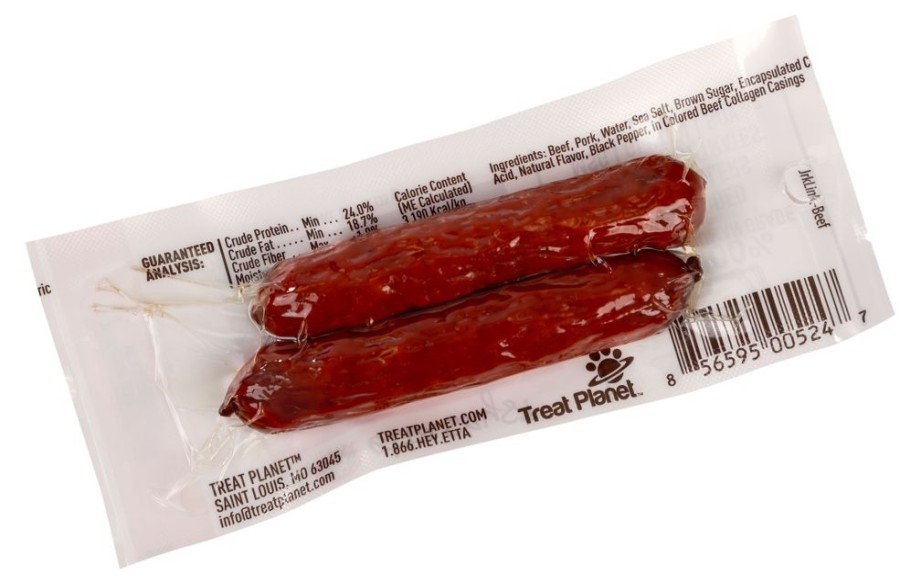 Treats Etta Says!® | Etta Says! Sausage Link, Beef - 1.25Oz - 12 Per Display Box