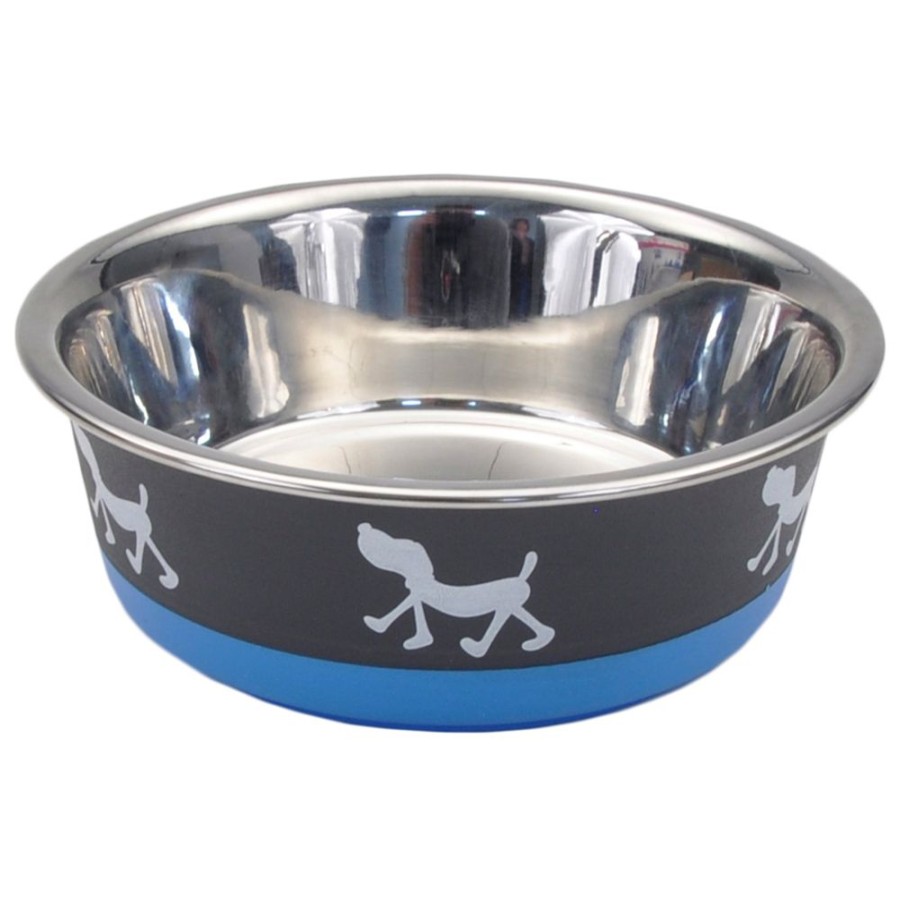 Bowls & Feeding Supplies Maslow™ | Maslow Design Series Non-Skid Pup Design Dog Bowls